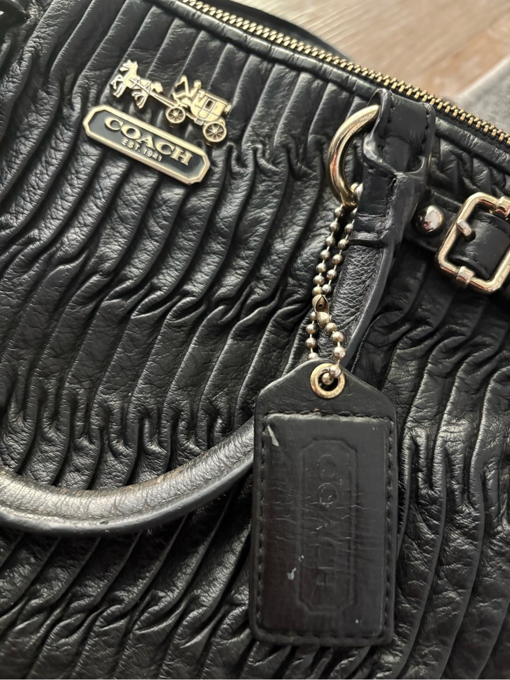 Coach Madison Sophia Black Shoulder bag - Picture 8 of 9